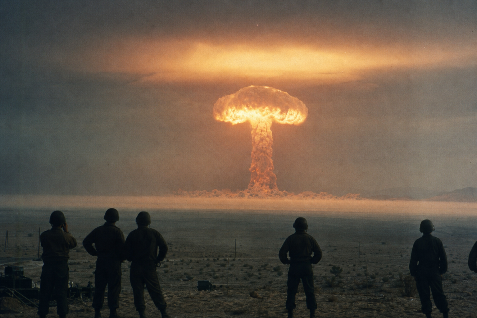 Archival imagery representing Cold War Exposures service