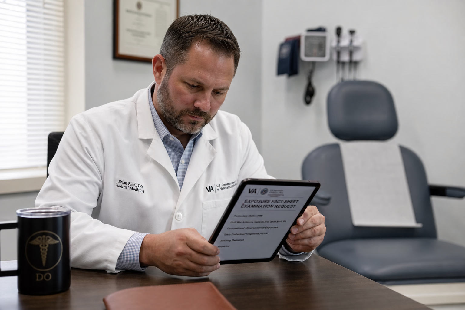 Senior reviewer taking a fresh look at an existing claim file during an informal conference
