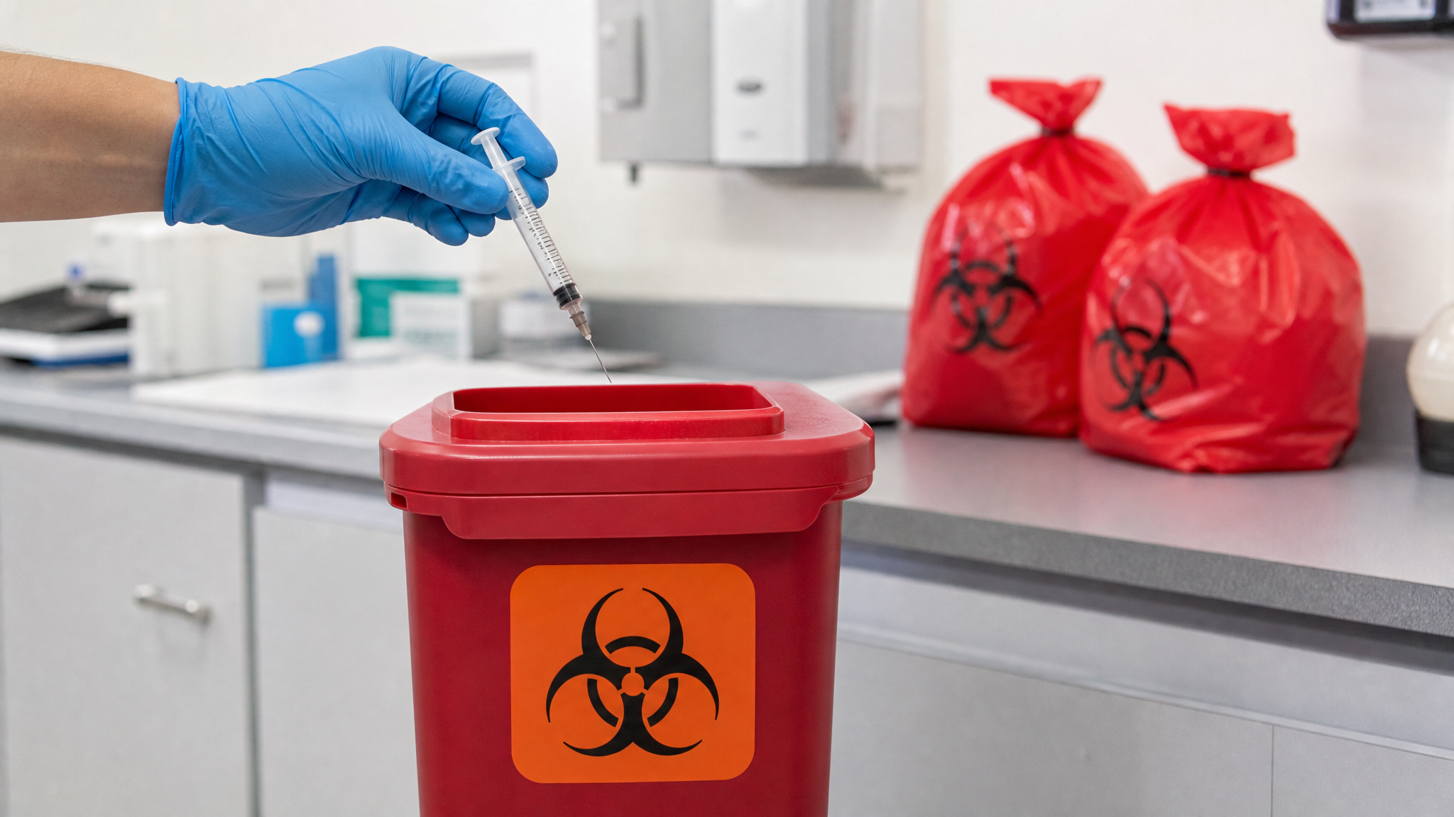 Chemical and biological agents illustration
