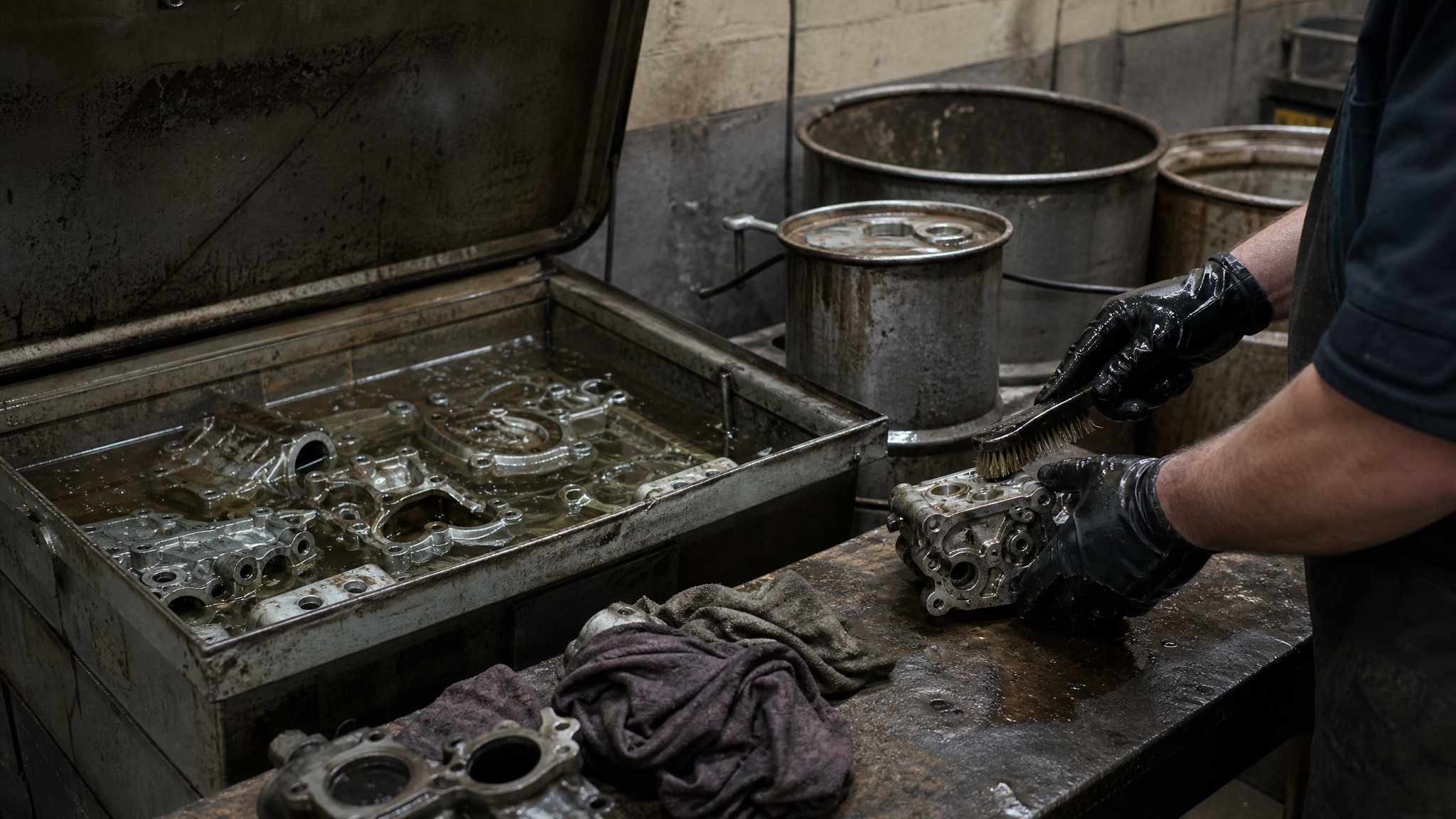 Solvents, fuels, and PCBs — exposure source on the job for Engineers & construction