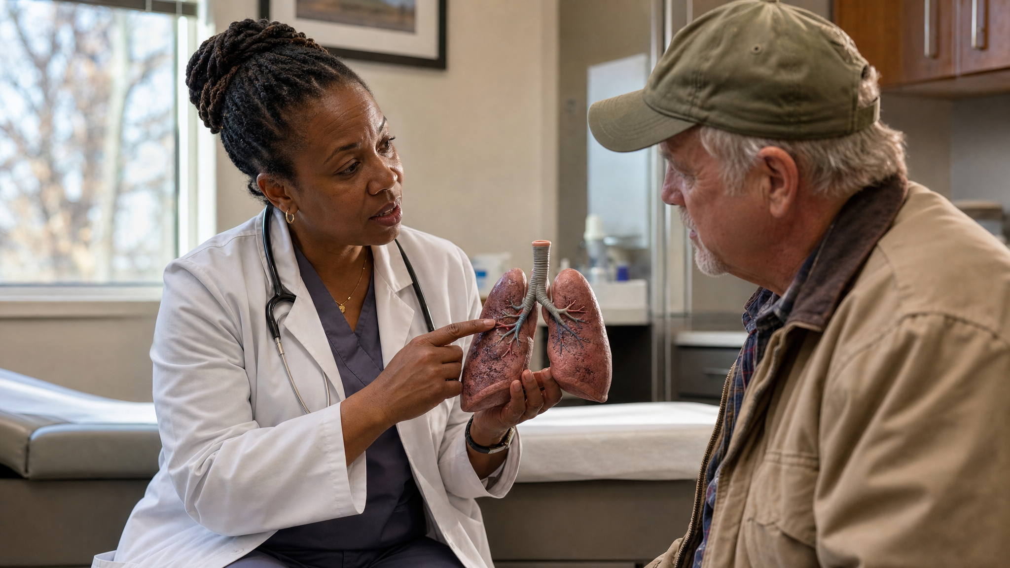 Lung (asbestos / silica) — warning signs to watch for