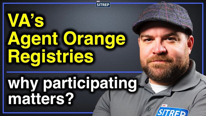 Title frame of the video “Agent Orange Registries and Why They Matter | Department of Veterans Affairs | theSITREP”