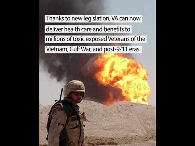 Title frame of the video “VA Benefits: Toxic Exposure & the PACT Act”