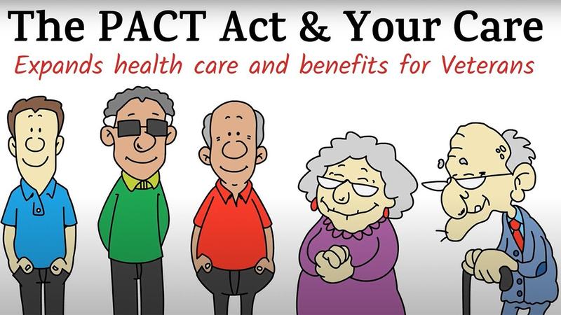 Title frame of the video “The PACT Act and Your Benefits”