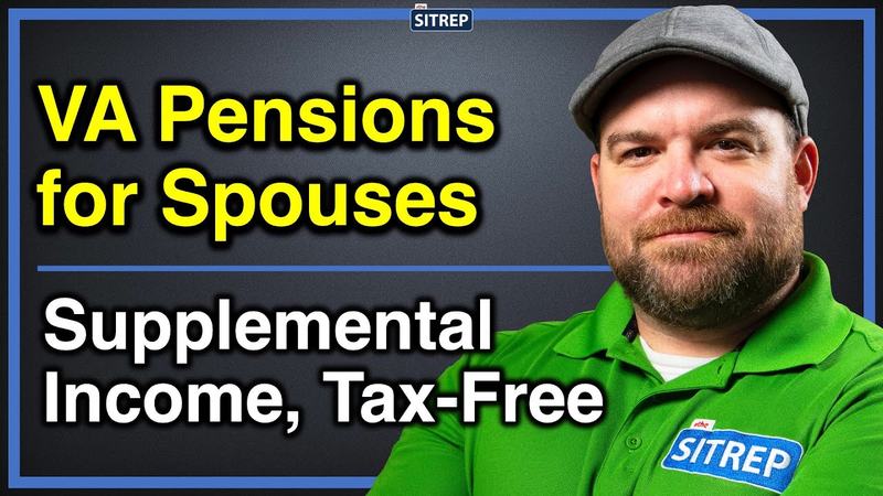 Title frame of the video “VA Pensions for Surviving Spouses | VA Benefits for Veterans' Wives & Husbands | theSITREP”