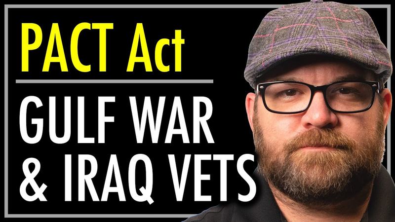 Title frame of the video “How PACT Act affects Gulf War & Iraq Veterans | Kuwait, Saudi Arabia, Somalia & More | theSITREP”